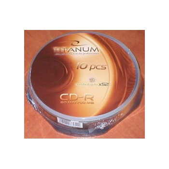 Titanum CD-R 700MB 52x, 10ks