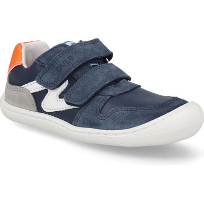 Develab Firststep Sneaker 2Velcro Navy suede modré