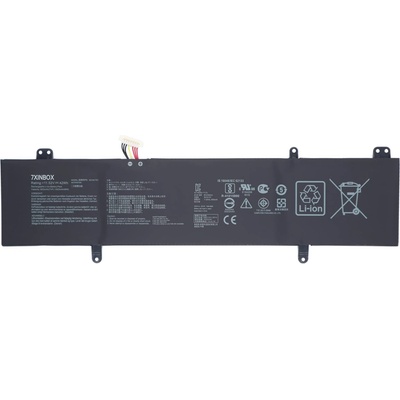 ASUS Asus, 3 клетки, 11.4V, 41Wh, Заместител (B31N1707)