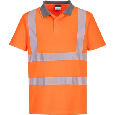 Portwest EC10 Eco Hi-Vis L/S Polo 6 balenie Orange XXL