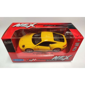 Welly Метална кола с отварящи се врати Порше Карера Porsche 911 Carrera 4S Welly