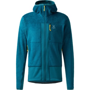 Haglöfs Мъжко поларено яке Haglöfs Vassi Mid Hood Fleece jacket - Deep Teal (005-4806-0313)