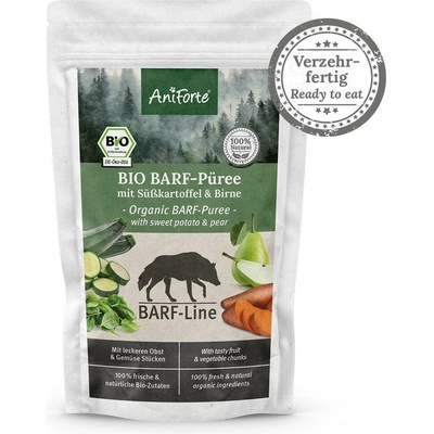 AniForte Bio Barf pyré sladká brambora a hruška 150 g
