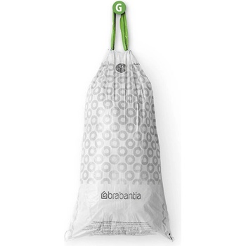 Brabantia Торба за кош Brabantia PerfectFit NewIcon/Touch 1005570, Размер G, 23-30 л, 10 бр, Бял (1005570)