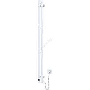 Vertaduro - Ел. сушилня за кърпи с термостат VEO 106W/230V 150x9 cm IP44 бяла дясна (VR0105)