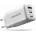 AXAGON ACU-DPQ65W GaN Network Battery Charger 65W, 3x port (USB-A + dual USB-C) PD3.0/QC4+/PPS/Apple, white