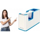 Leitz WOW Odvíječ pásky bílo-modrá / Na pásky do 19 mm x 33 m