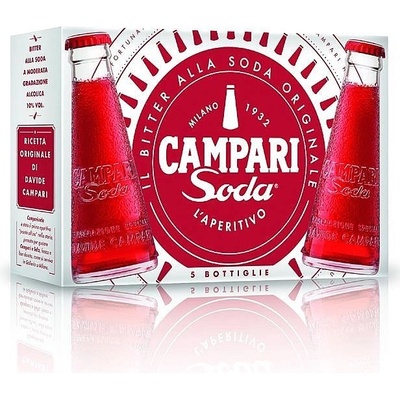 Campari Soda 10% 0,098 l (holá láhev) – Zbozi.Blesk.cz