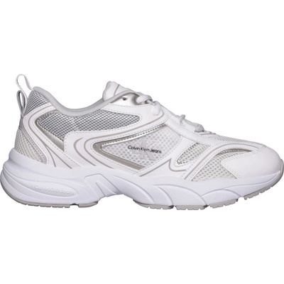 Calvin Klein dámska vychádzková obuv RETRO TENNIS MESH ML biela sivá
