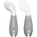 BabyJem Извити прибори за хранене BabyJem - White (703) - ozone