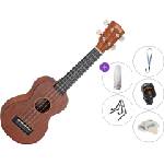 Mahalo MJ1 Premium SET Transparent Brown Сопрано укулеле (MJ1-TBRK-PREMIUM-SET)