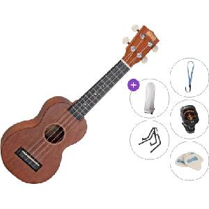 Mahalo MJ1 Premium SET Transparent Brown Сопрано укулеле (MJ1-TBRK-PREMIUM-SET)