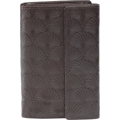 Delis Дамски портфейл, Lyrda PT1358, естествена кожа, тъмнокафяв (PT1358)