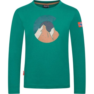 Trollkids Детска блуза с дълъг ръкав Trollkids Kid's Halsafjord Longsleeve Longsleeve - Dark Cyan - размер 152 (EU) (704-5821-0517)