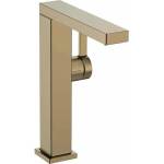 Hansgrohe Tecturis E 210 CoolStart EcoSmart+ висок смесител за умивалник, четкан бронз (73060140)