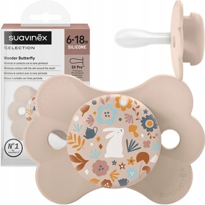 Suavinex dudlík SX Pro fyziologický Wonderland Liberty růžová