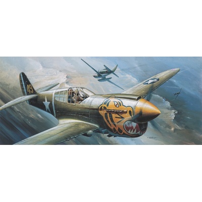 Academy Model Kit letadlo 12468 P 40E CF 36 12468 1:72