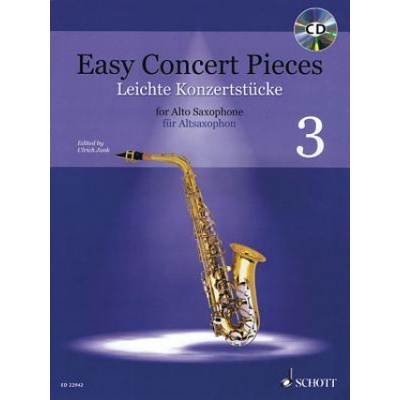 Easy Concert Pieces Band 3 noty pre altový saxofón a klavír