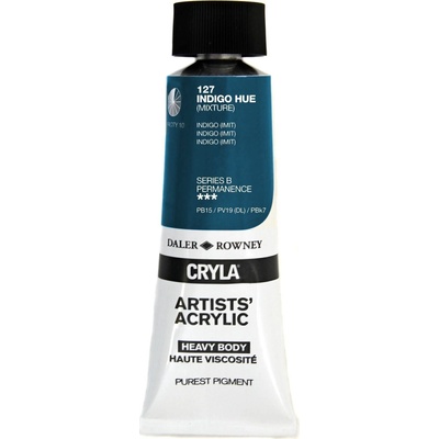 Daler-Rowney Cryla Artists’ АКРИЛНА боя Indigo Hue 75 ml 1 бр (125075127)