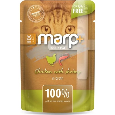 Marp Holistic Plus Cat kuracie s krevetami ve vývaru 55 g