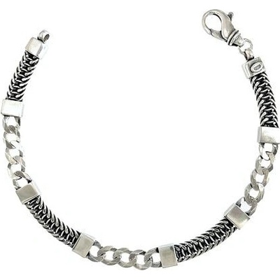 INFINITYSILVER Strieborný pánsky náramok fox pancr 2021059B19