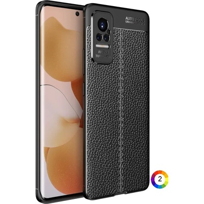 Xiaomi Civi Удароустойчив Litchi Skin Калъф и Протектор