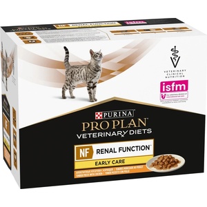PRO PLAN Veterinary Diets NF Early Care Renal Function Мокра храна за котки с пилешко 10x85 г