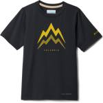 Columbia Детска спортна тениска Columbia Kid's Tech Trail Utility S/S Graphic Crew Sport shirt - Black / Energetic - размер XXS (704-5865-0111)