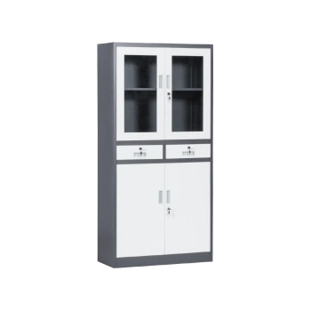 Carmen Метален шкаф Carmen CR-1247 Е L SAND - бял - графит