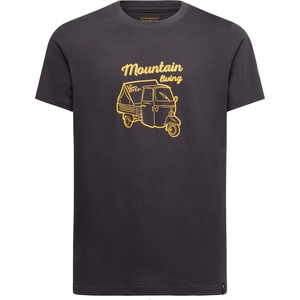 La Sportiva Мъжка тениска La Sportiva Ape T-Shirt - Onyx / Yellow - размер M (216-5058-0612)