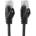 TECHLY RJ45 пач корда категория 5e неекранирана U-UTP PVC CCA, черна, Techly (0.50 м) (ICOC-CCA5U-005-BKT)
