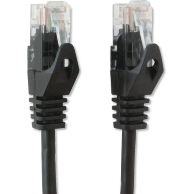 TECHLY Patch cable UTP, Cat. 5e, PVC, CCA, black, 0.5m (ICOC-CCA5U-005-BKT)