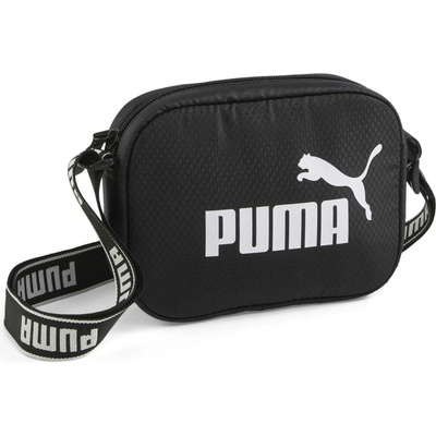 Puma dámska kabelka CORE BASE CROSS BODY BAG čierna biela