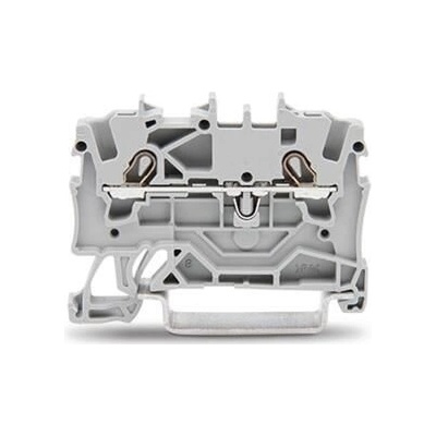 WAGO Svorka 2001-1201 TOPJOB S, 2vodičová průchozí svorka, DIN, šedá 2001-1201 – Zbozi.Blesk.cz