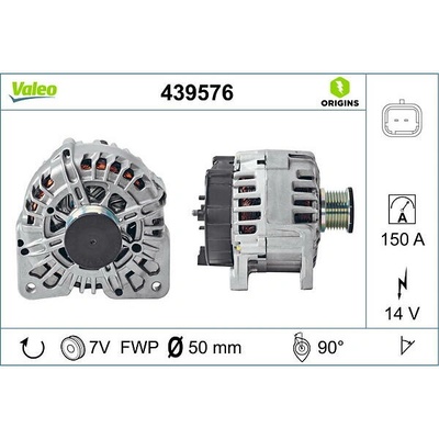 VALEO Alternátor VALEO 439576