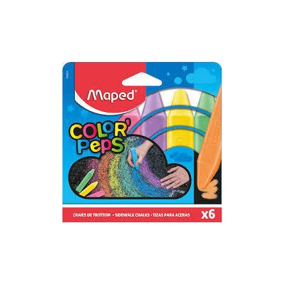 Maped Тебешир MAPED Color Peps Maxi 6 цв