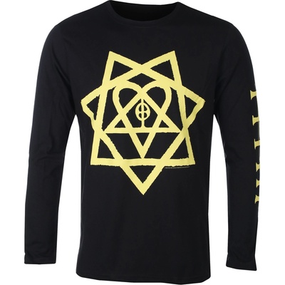 ROCK OFF мъжка тениска с дълъг ръкав HIM - Heartagram Honeycomb - BL - ROCK OFF - HIMLST11MB