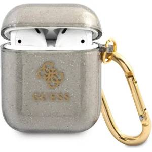 Guess Калъф за AirPods Guess GUA2UCG4GK, черен, Glitter Collection (GUA2UCG4GK)