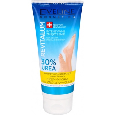 Eveline Revitalum 30% Urea Cream Exfoliační krémová maska 100 ml