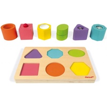 Janod smyslové vkládací puzzle tvary a zvuky