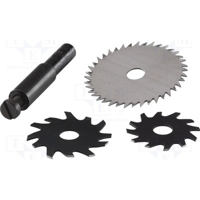 WOLFCRAFT 3253000 Univerzální sada fréz; pro vrtačky; nerezová ocel
