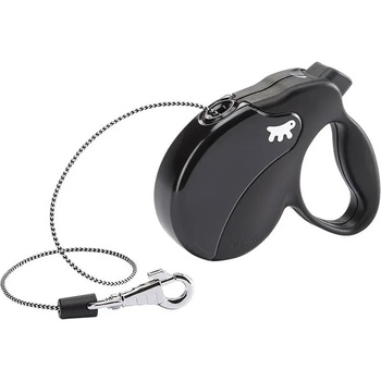 Ferplast - Amigo Cord Mini - Автоматичен повод за кучета до 12 кг, 3 метра въже - черен