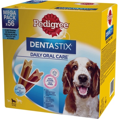 Pedigree Dentastix Daily Oral Care dentálne maškrty stredných plemien 56 ks 1 440 g