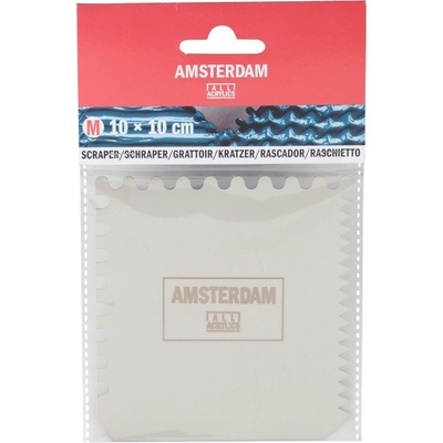 Kovová škrabka Amsterdam 10 x 10 cm