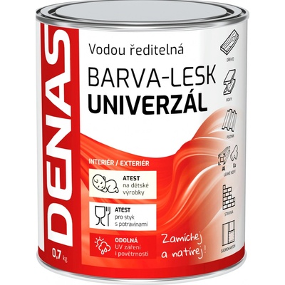 Denas Univerzál lesk 0,7 kg svetlo sivá