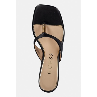 Guess Кожени джапанки Guess YAIZA (FLJYZA.LEA03.BLACK)