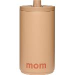 Design Letters Чаша за пътуване Design Letters Mom 350 мл бежова (30101019BEIGEMOM)