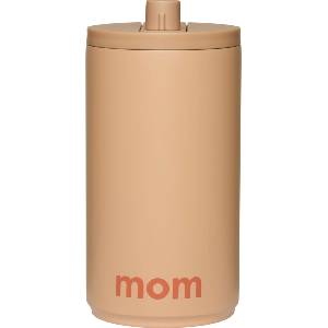 Design Letters Чаша за пътуване Design Letters Mom 350 мл бежова (30101019BEIGEMOM)
