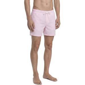 JACK & JONES Бански гащета Jack & jones Maui Ocean Seersucker swimming shorts - Pink (Lilac Sachet / Star White)