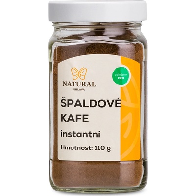 NATURAL JIHLAVA Špaldová káva instantná 110 g